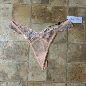 For Love And Lemons Pink Floral Lace Lingerie